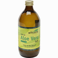 Allcura Aloe Vera Saft Aus Ganzen Blättern 500 ml