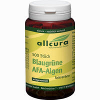 Allcura Blaugrüne Afa- Algen Tabletten 500 Stück