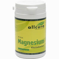 Allcura Magnesium Kautabletten Orangengeschmack 90 Stück