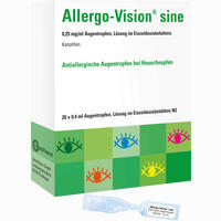 Allergo- Vision Sine 0.25 Mg/ml At im Einzeldosisbehälter Augentropfen 20 x 0.4 ml