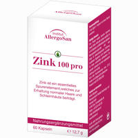 Allergosan Zink 100 Pro Kapseln 60 Stück