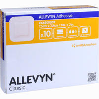 Allevyn Adhesive 7.5x7.5cm Hydrozell Verband Kompressen 10 Stück