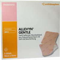 Allevyn Gentle 10cmx10cm Verband Smith & nephew 5 Stück