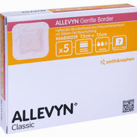 Allevyn Gentle Border 7.5cmx7.5cm Verband 5 Stück