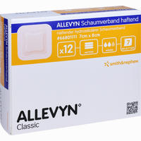 Allevyn Schaumverband 7x8 Cm Haftend 12 Stück