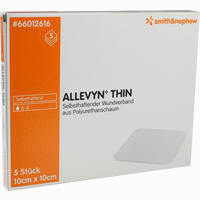Allevyn Thin 10x10cm Hydroselektive Wundauflage Verband 5 Stück