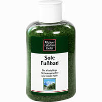 Allgäuer Latschenkiefer Sole Fußbad Bad 350 g