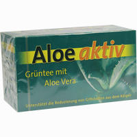 Aloe Aktiv Grüntee mit Aloe Vera Filterbeutel 20 Stück