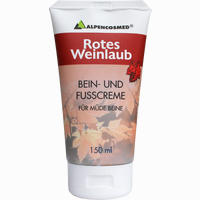 Alpencosmed Rotes Weinlaub Bein- und Fußcreme 150 ml