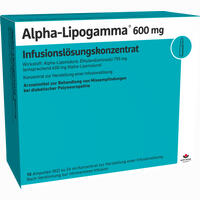 Alpha- Lipogamma 600 Infusionslösungskonzentrat 10 x 24 ml