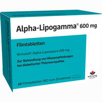 Alpha- Lipogamma 600mg Filmtabletten 60 Stück