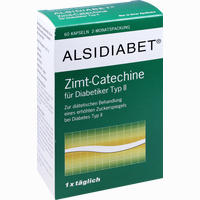 Alsidiabet Zimt- Catechine F.diab.typii 1xtaegl. Kapseln 60 Stück