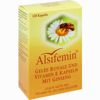 Alsifemin Gelee Royale und Vitamin E Kapseln mit Ginseng 120 Stück