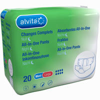 Alvita All- In- One Inkontinenzhose Maxi Large Nacht 20 Stück
