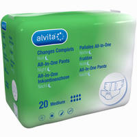 Alvita All- In- One Inkontinenzhose Maxi Medium Nach 20 Stück