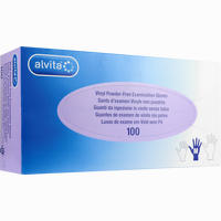 Alvita Vinyl Untersuchungshandschuhe Puderfrei M 100 Stück