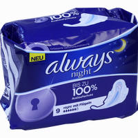 Always Ultra Night Binde 9 Stück