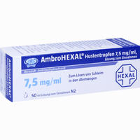 Ambrohexal Hustentropfen 7.5mg/ml 50 ml