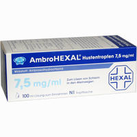 Ambrohexal Hustentropfen 7.5mg/ml 100 ml