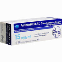Ambrohexal S Hustentropfen 15mg/ml 50 ml