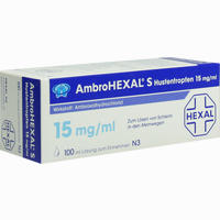 Ambrohexal S Hustentropfen 15mg/ml 100 ml