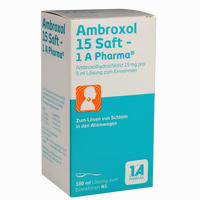 Ambroxol 15 Saft- 1a Pharma 100 ml