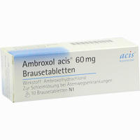 Ambroxol Acis 60mg Brausetabletten 10 Stück