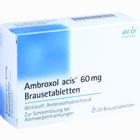 Ambroxol Acis 60mg Brausetabletten 20 Stück