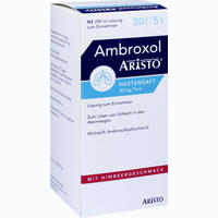 Ambroxol Aristo Hustensaft 30 Mg/5 Ml Lösung Zum Einnehmen 250 ml