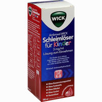Ambroxol Wick 3mg Ml Schleimlöser für Kinder Lösung Zum Einnehmen 100 ml