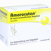 Amorocutan 50mg/ml Wirkstoffhaltiger Nagellack Lösung 3 ml