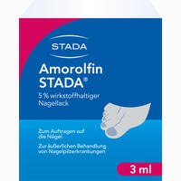 Amorolfin Stada 5% Wirkstoffhaltiger Nagellack Lösung 3 ml
