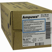 Ampuwa 50ml Frekaflasche (mit 40ml Inhalt) Infusionslösung 10 x 40 ml