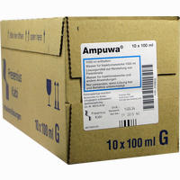 Ampuwa Glasfl Infusionslösung 10 x 100 ml