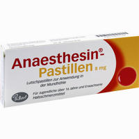 Anaesthesin Pastillen 20 Stück