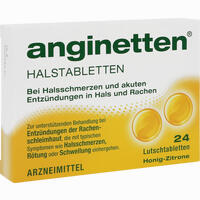 Abbildung von Anginetten Halstabletten Lutschtabletten 24 Stück