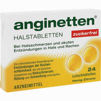 Anginetten Halstabletten zuckerfrei Lutschtabletten 24 Stück