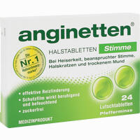 Anginetten Stimme Lutschtabletten 24 Stück