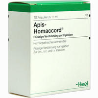 Apis Homaccord Ampullen 10 Stück