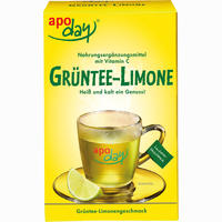 Apoday Limone Vitamin C mit Grüntee- Extrakt Pulver 10 x 10 g