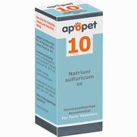 Apopet Schüßler- Salz Nr. 10 Natrium Sulfuricum D6 Vet. Globuli 12 g