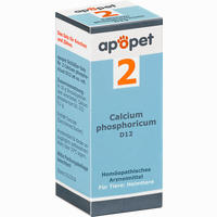 Apopet Schüßler- Salz Nr. 2 Calcium Phosphoricum D12 Vet. Globuli 12 g