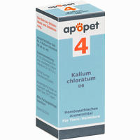 Apopet Schüßler- Salz Nr. 4 Kalium Chloratum D6 Vet. Globuli 12 g