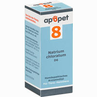 Apopet Schüßler- Salz Nr. 8 Natrium Chloratum D6 Vet. Globuli 12 g