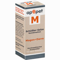 Apopet Schüßler- Salze Kombination M Magen + Darm Ad Us. Vet. Globuli 12 g