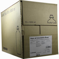 Aqua Ad Iniectabilia Ecoflac Plus Flasche 10X1000 ml