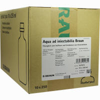 Aqua Ad Inject Ecoflac Plus Infusionslösung 10 x 250 ml