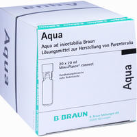 Aqua Ad Injektabilia Mini- Plasco Connect Ampullen 20 x 20 ml