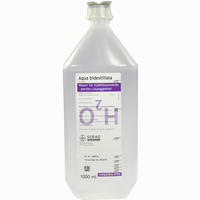 Aqua Bidest Plastik Infusionslösung 1000 ml