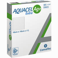 Aquacel Ag+ Extra 10x10cm Kompressen 10 Stück